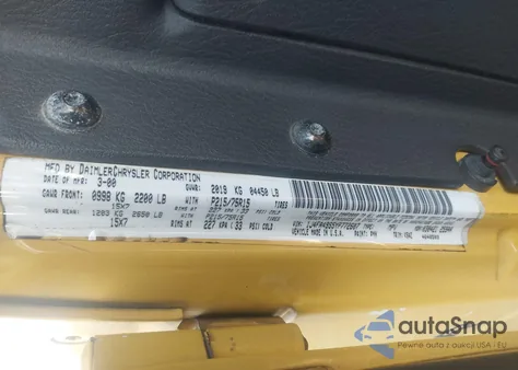 2000 Jeep Wrangler Sport из США, поврежденный, VIN 1J4FA49S5YP772607